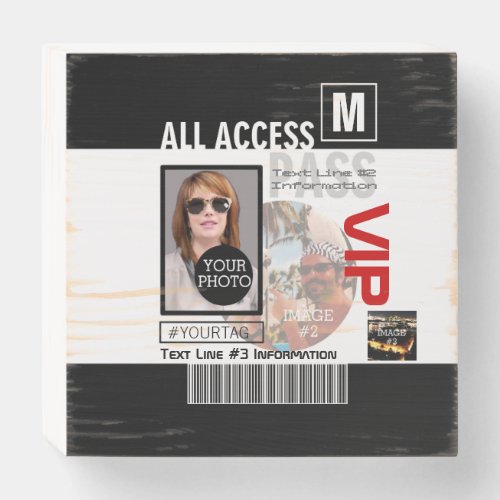 Create Your Own VIP Pass 8 ways to Personalize it Wooden Box Sign