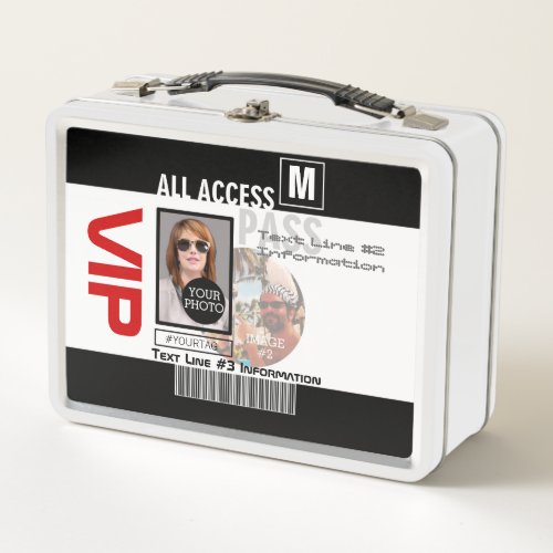 Create Your Own VIP Pass 8 ways to Personalize Metal Lunch Box
