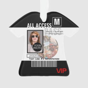 Create Your Own VIP Pass 8 ways to Personalize Ornament