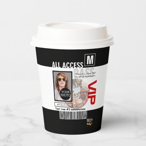 Create Your Own VIP Pass 8 ways to Personalize Paper Cups