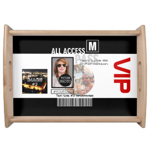 Create Your Own VIP Pass 8 ways to Personalize Serving Tray