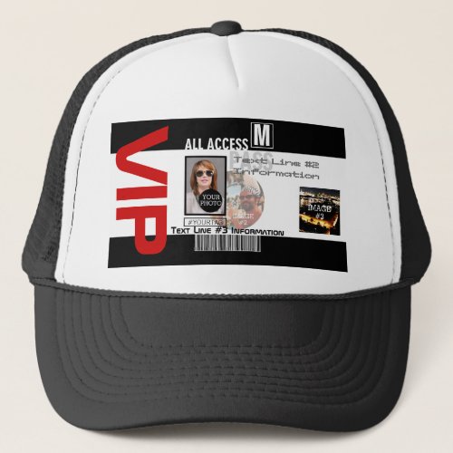 Create Your Own VIP Pass 8 ways to Personalize Trucker Hat