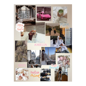 Create Your Own Vision Board Manifesting 2025 Poster