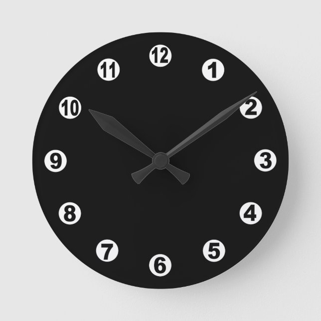 Create Your Own Wall Clock / personalized, custom (Front)