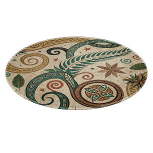 Create Your Own Warm Festive Tribal Summer Cutting Board