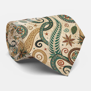 Create Your Own Warm Festive Tribal Summer Neck Tie