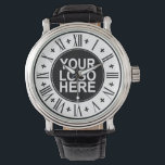 Create Your Own Watch Face With Roman Numerals<br><div class="desc">Design your own watch face with roman numerals. Numbered dial with your logo design or photo. Personalize it.</div>