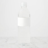 Custom Water Bottle Label (8.25" x 1.75") (Back)