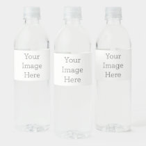 Create Your Own Water Bottle Label