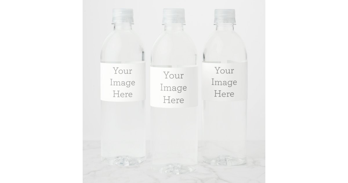 Create Your Own Water Bottle Label | Zazzle