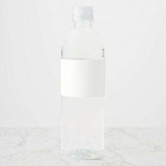Create Your Own Water Bottle Label