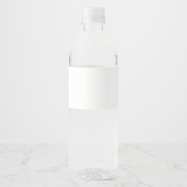 Create your own water bottle label (Front)