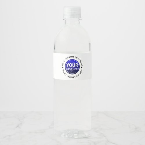 Create Your Own Water Bottle Label