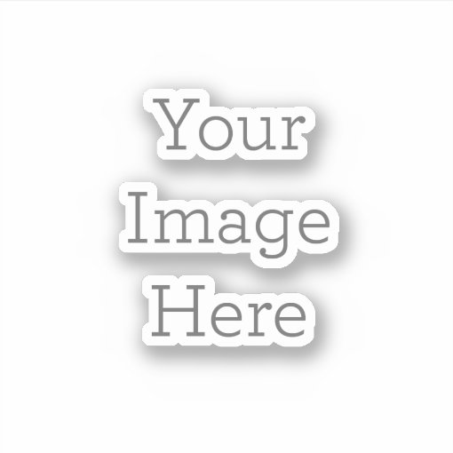 Create Your Own Water Proof 3" x 3" Vinyl Sticker Zazzle