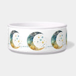 Create Your Own Watercolor Crescent Moon & Stars Bowl<br><div class="desc">This ceramic bowl features enchanting artwork that you can customize by personalizing it for making offerings on your altar or serving a magical meal. They also make terrific gifts for friends, family & sister witches. Inspired by a desire to help others express themselves: their moods, thoughts, feelings, beliefs – all...</div>