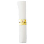 Create your own Watercolor Gold Wash Personalized  Napkin Bands