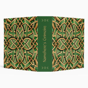 Create Your Own Watercolor Weave Celtic Knotwork 3 Ring Binder