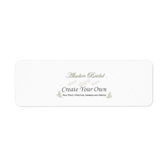 Create Your Own Wedding Address Labels