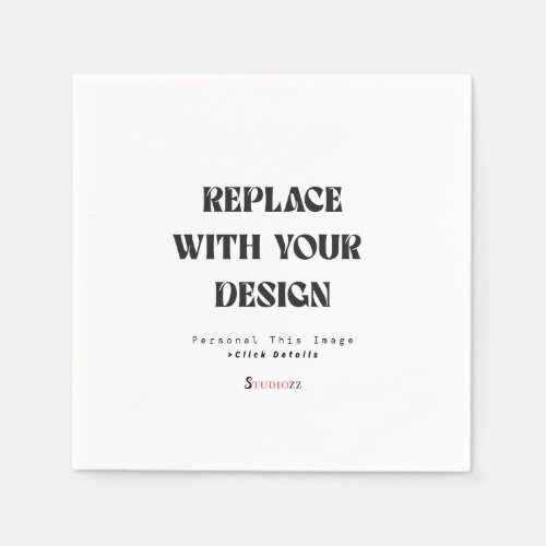 Create Your Own Wedding Cocktail Paper Napkins