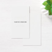 Create Your Own wedding custom Flat Note Card (Desk)
