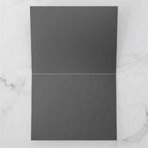 Create Your Own wedding dark gray Thank You Card