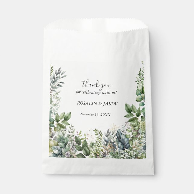 Create Your Own wedding Favor Bag (Front)