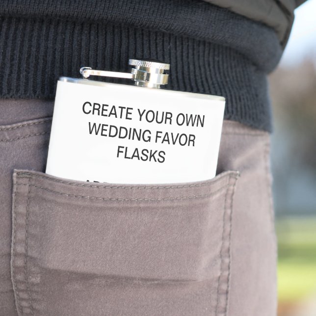 CREATE YOUR OWN WEDDING FAVOR FLASK (In Situ)