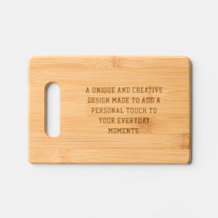 Create Your Own Wedding Gift Engraved Cutting Boar Board