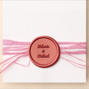 Create Your Own Wedding Gift Wax Seal Sticker