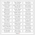 Create Your Own Wedding Guest Address Sticker Create Your Own Wedding Guest Address Sticker