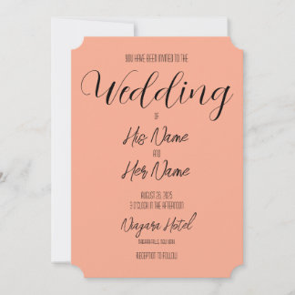 Create Your Own Wedding Invitation