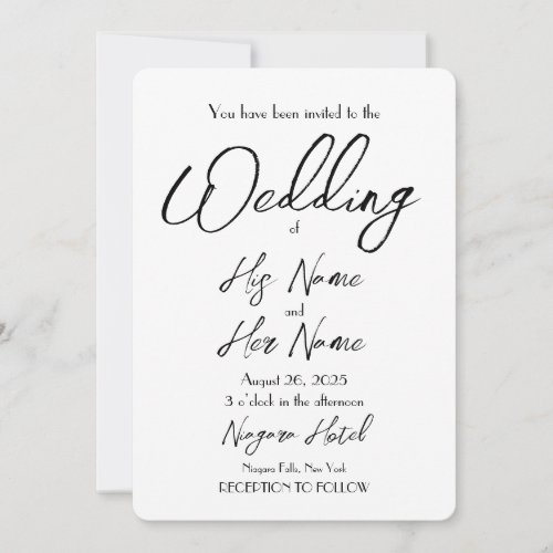 Create Your Own Wedding Invitation
