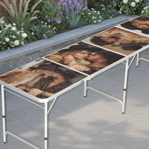 Create your Own Wedding Photo Beer Pong Table