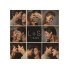 Create Your Own Wedding Photo Collage Monogram