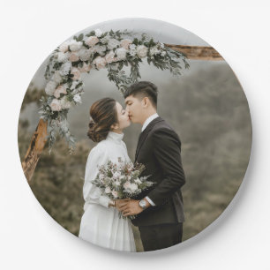 Create Your Own Wedding Photo Couple Paper Plates