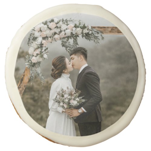 Create Your Own Wedding Photo Couple Sugar Cookie
