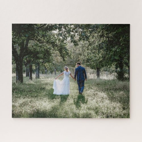 Create your own Wedding Photo Custom Photo Gift Jigsaw Puzzle