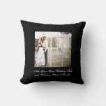 Create Your Own Wedding Photo Keepsake Pillows at Zazzle