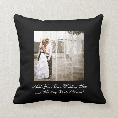 Create Your Own Wedding Photo Keepsake Pillows
