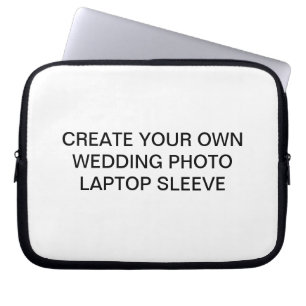 Create Your Own Wedding Photo Laptop Sleeve
