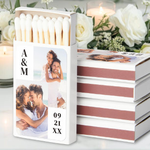 Create Your Own Wedding Photo Matchboxes