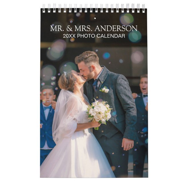 Create Your Own Wedding Photos 2026 Calendar (Cover)
