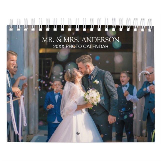 Create Your Own Wedding Photos 2026 Calendar (Cover)