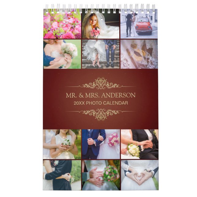Create Your Own Wedding Photos 2026 Calendar (Cover)