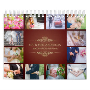 Create Your Own Wedding Photos 2026 Calendar