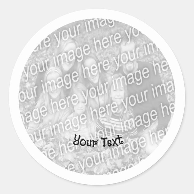 Create Your Own Wedding Sticker (Front)
