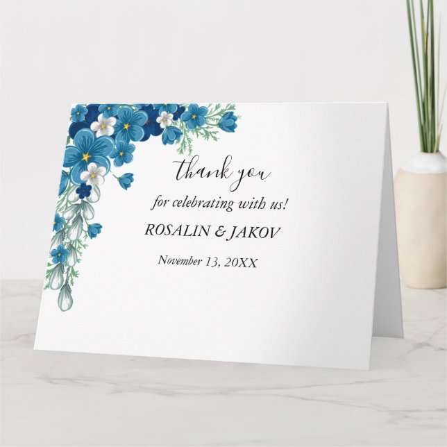 Create Your Own wedding Thank You Card (Front)