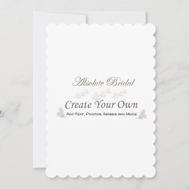 Create Your Own Wedding Thank You Card (Front)