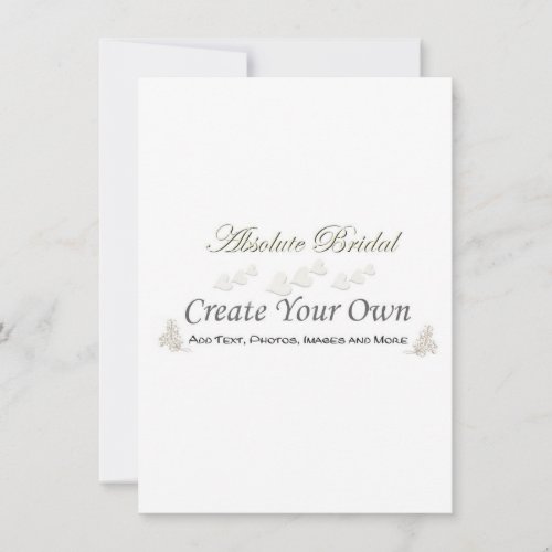 Create Your Own Wedding Thank You Card