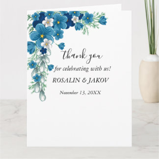 Create Your Own wedding Thank You Card